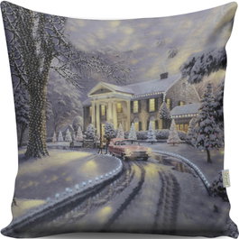 Aberto Design Cojín Multicolor 43 x 43 cm con Relleno de Silicona